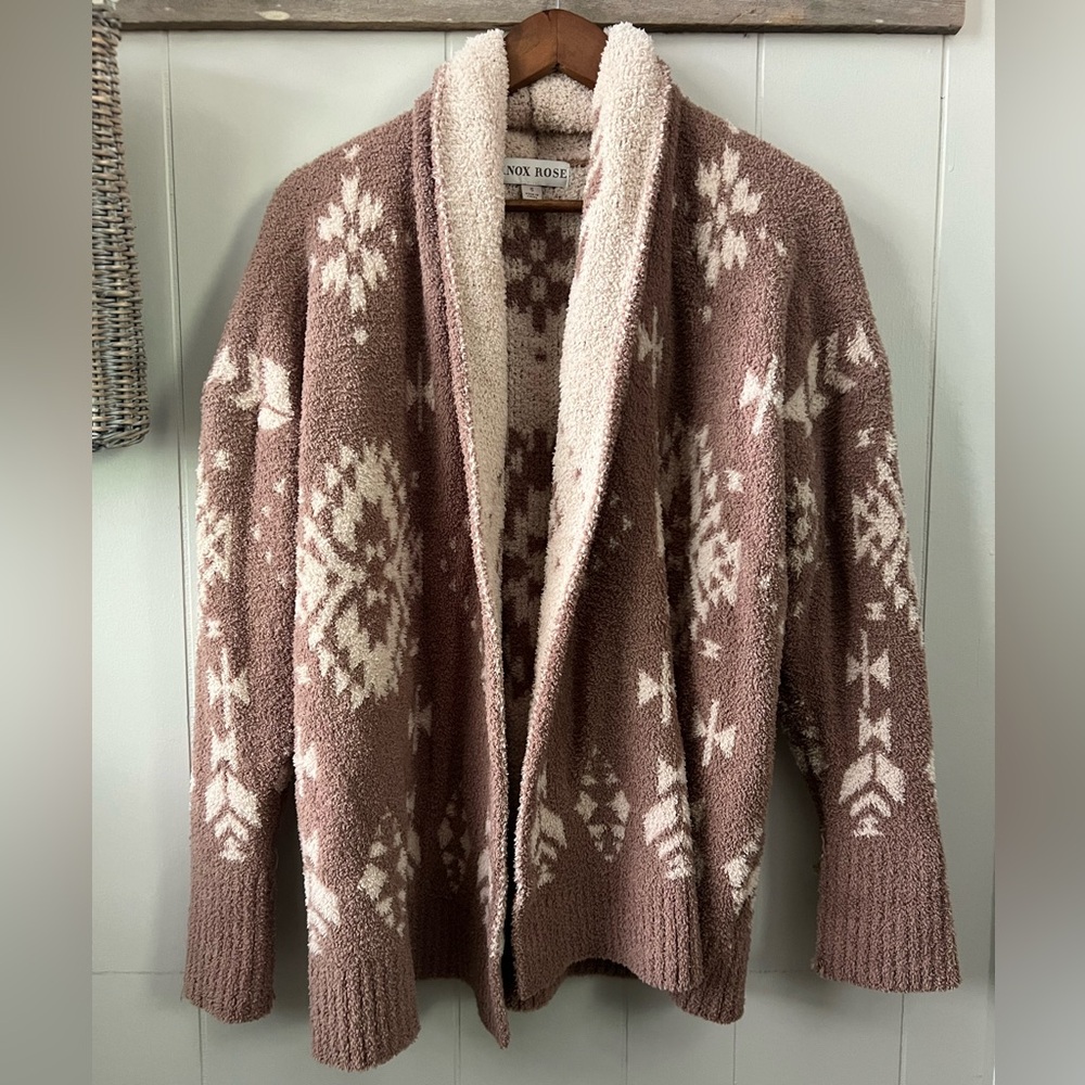 Aztec Open Cardigan